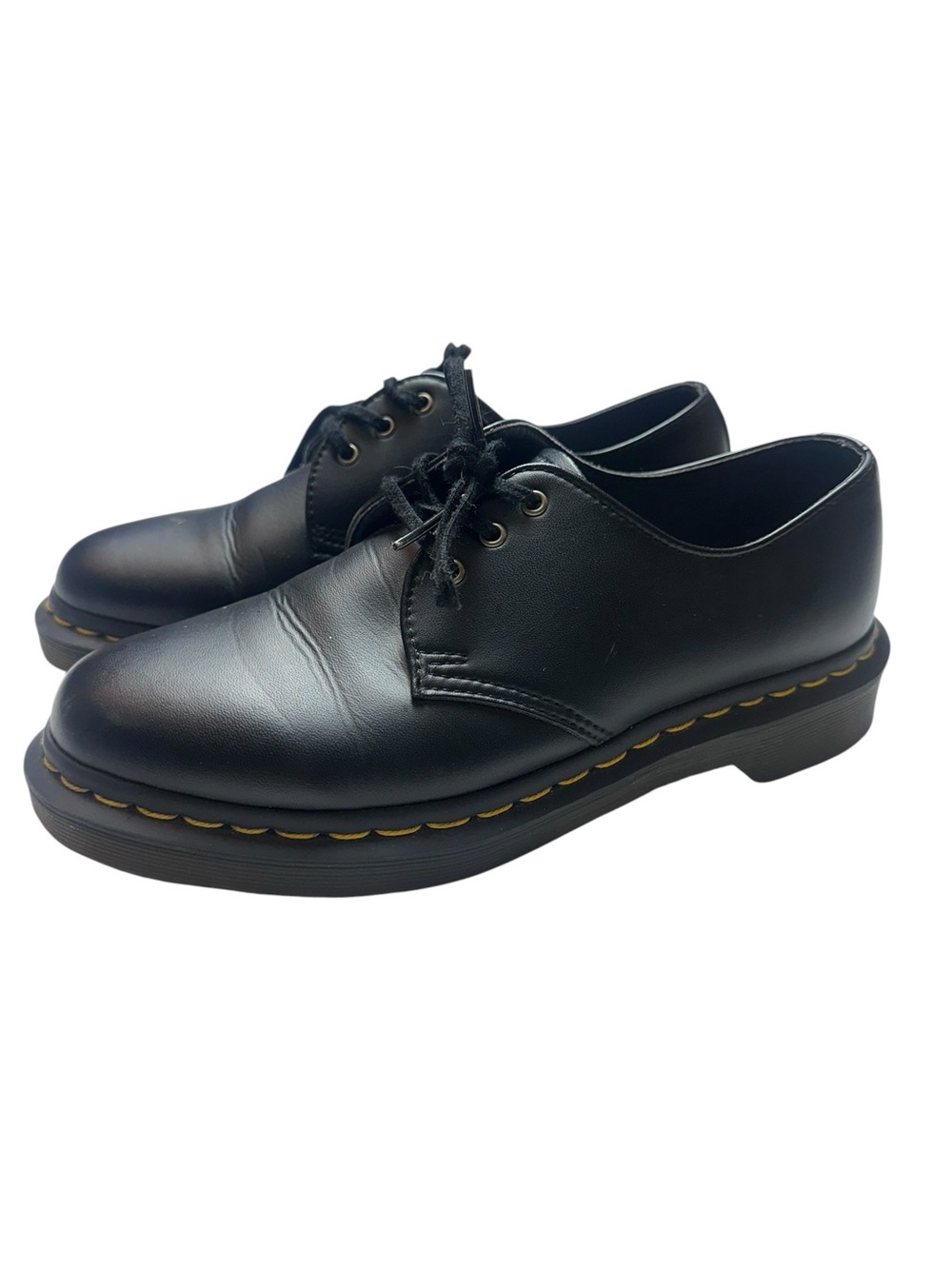 Dr Martens 1461 Black Leather 3 Eye Oxford Derby Shoes Mens 6